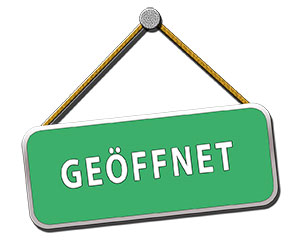 Geänderte Geschäftszeiten im August